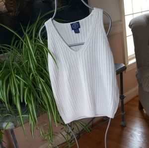 •Gap• Quirky Vintage Cable Knit Sweater Vest